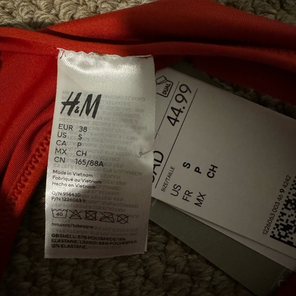 H&M red swim suit BNWT - Picture 9 of 11